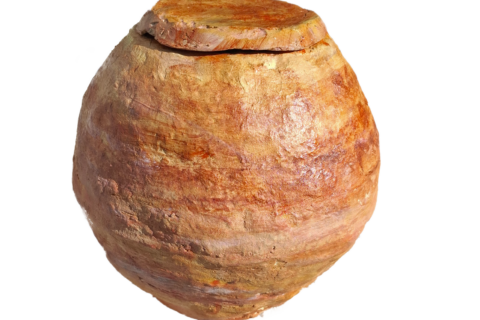 Cement bowel with lid